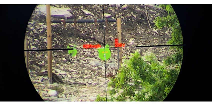 How does the rangefinder reticle work?